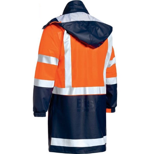 Picture of Bisley, Taped Hi Vis Stretch Pu Rain Coat